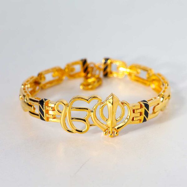 Ik Onkar & Khanda Spiritual Strength Bracelet - Image 6