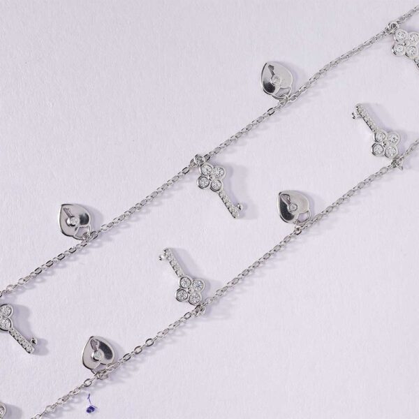 Heart Lock Anklets - Image 2