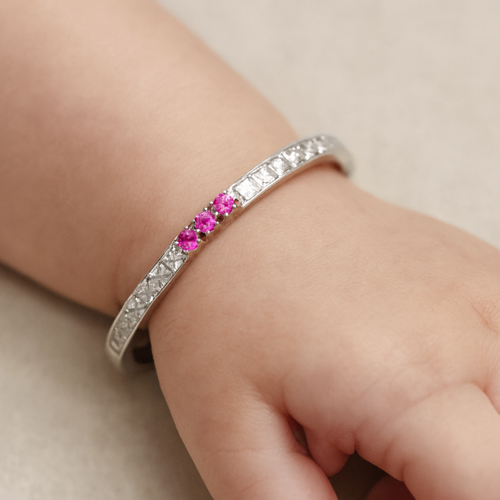 Rosy Charm Baby Kangans