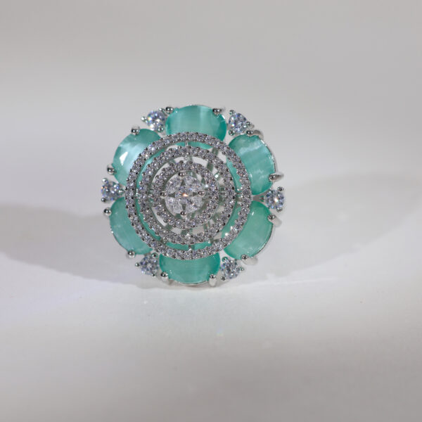 Regal Mint Orbit Ring - Image 3