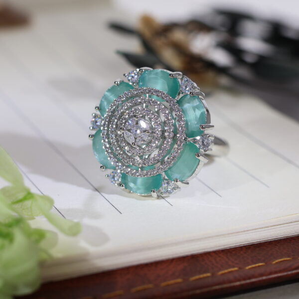 Regal Mint Orbit Ring - Image 6