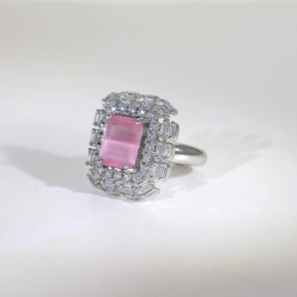 Petalstone Square Charm Ring - Image 3