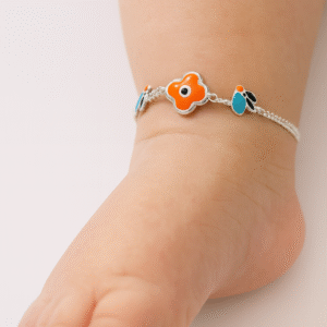 Bunny Bloom Baby Anklets