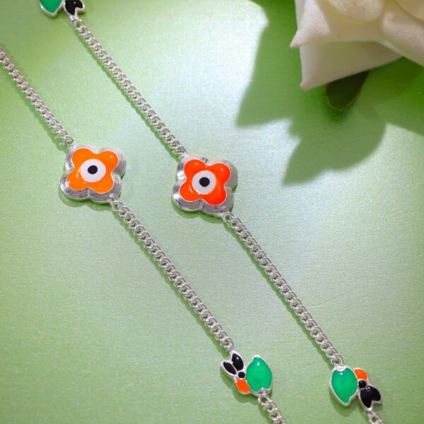 Floral Eye Baby Anklets - Image 4