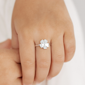 Shine Clover Baby Ring
