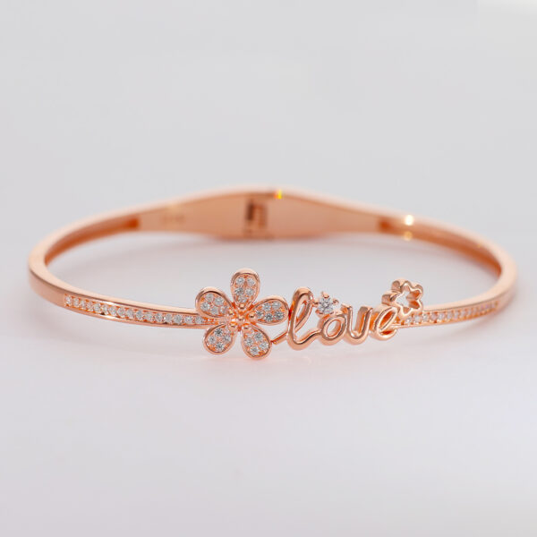 Love Bloom Rosegold Bracelet - Image 2