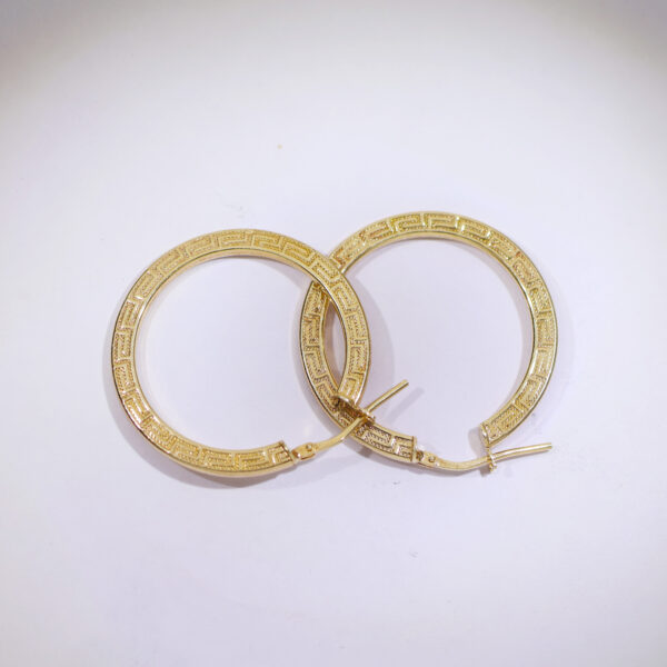 Golden Loop Hoops - Image 3