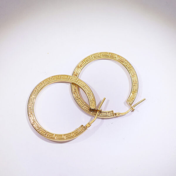 Golden Loop Hoops - Image 2