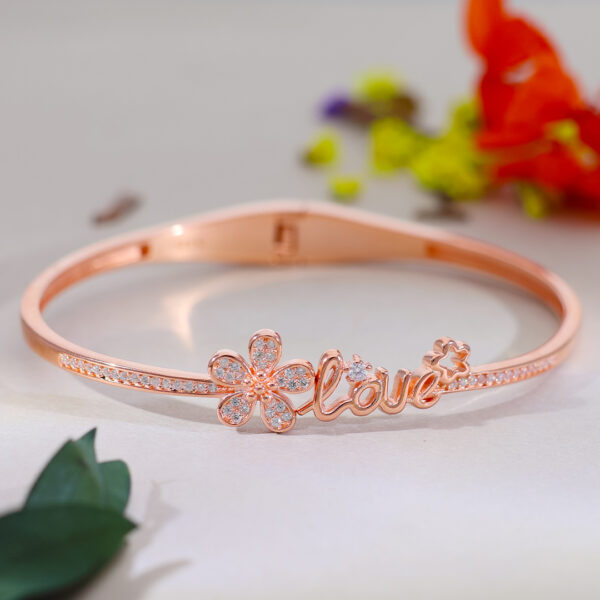 Love Bloom Rosegold Bracelet - Image 5