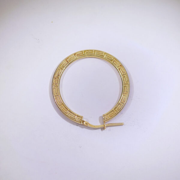 Golden Loop Hoops - Image 4