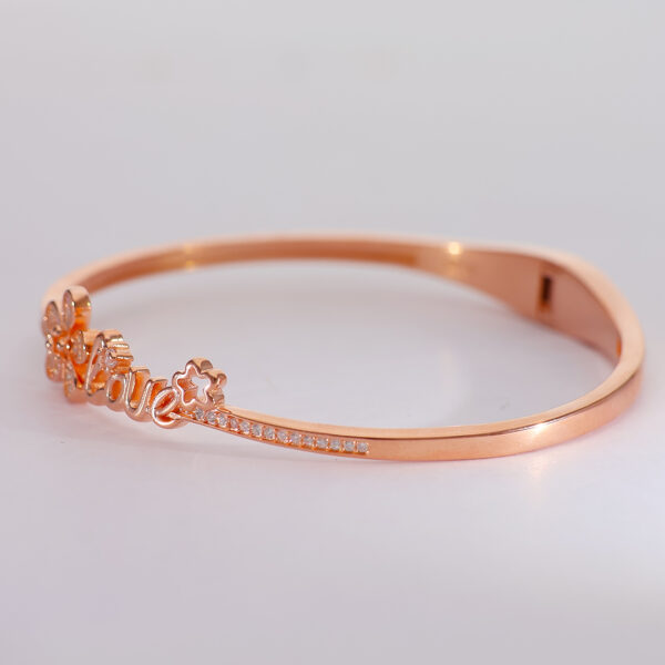 Love Bloom Rosegold Bracelet - Image 4