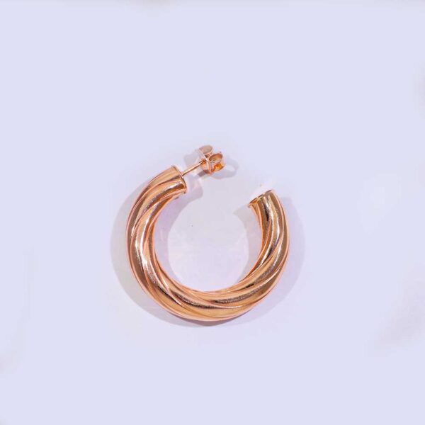 Rose Aura Hoops - Image 2