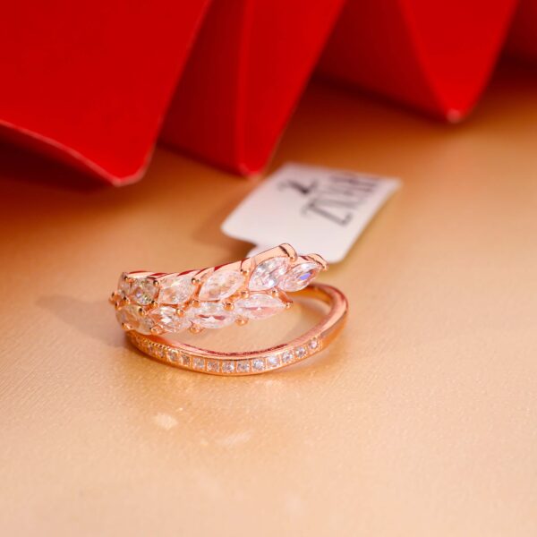 RoseLight Curve Rosegold Ring - Image 5
