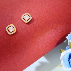 Blush Mist Rosegold Studs