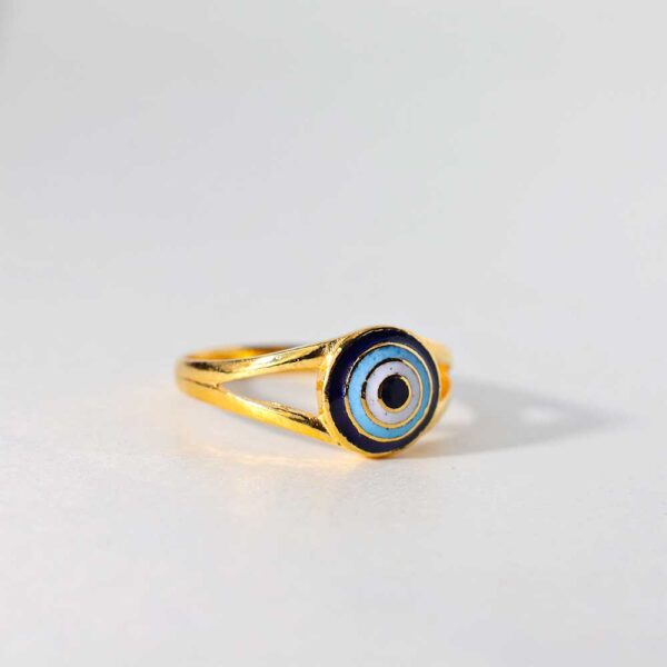 Nazar Charm Signature Ring - Image 5