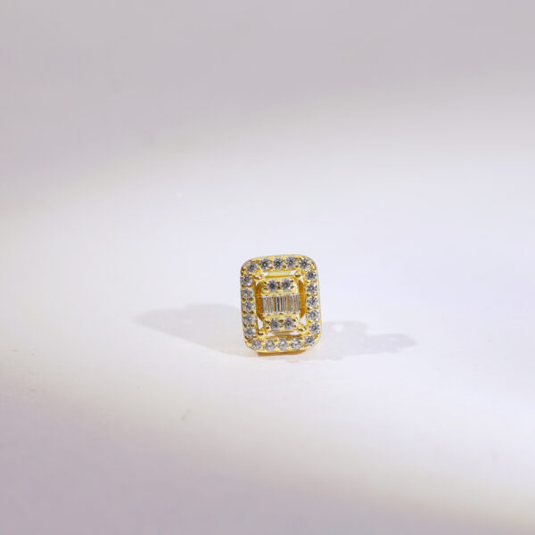 Glint Charm Rosegold Studs - Image 2