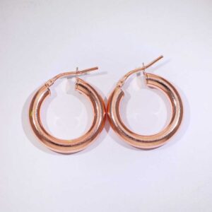 Rosy Charm Hoops