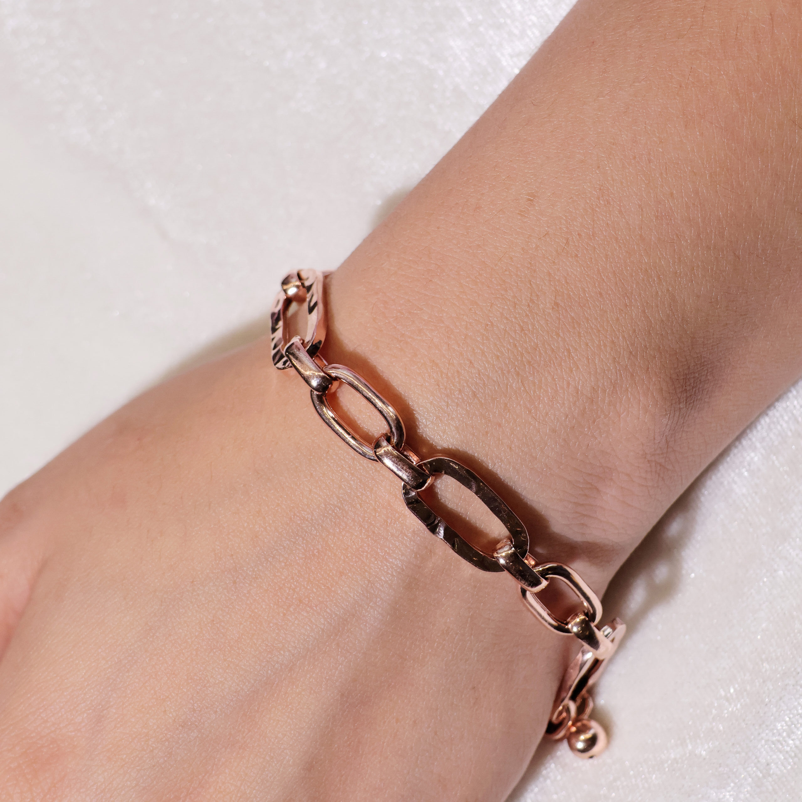 Hammer Link Rosegold Bracelet