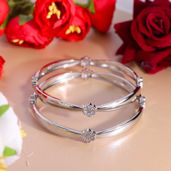 Floral Shine Bangles - Image 5
