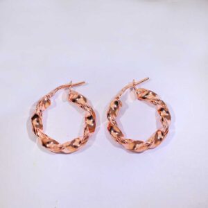 Pink Tone Hoops