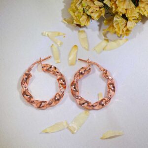 Pink Tone Hoops