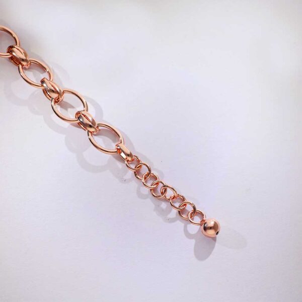 Rose Link Rosegold Bracelet - Image 3