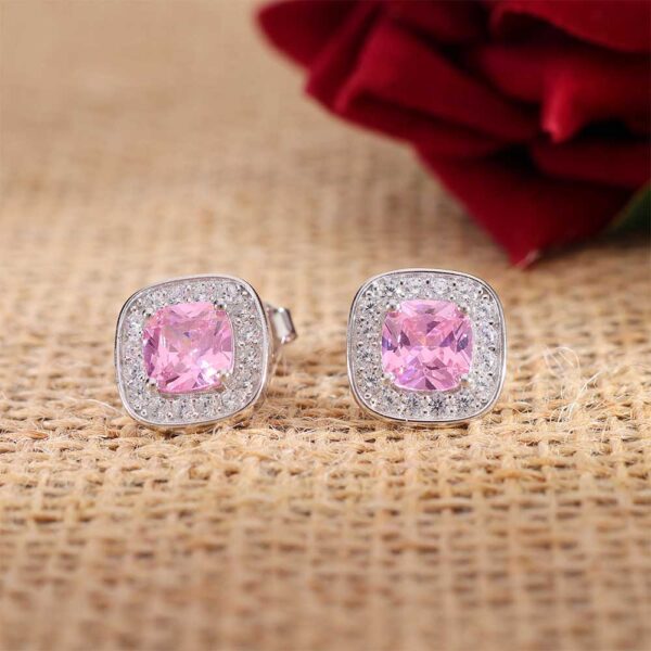 Princess Ruby Crown Earrings - Image 2
