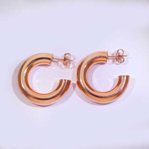 Rose Bold Hoops