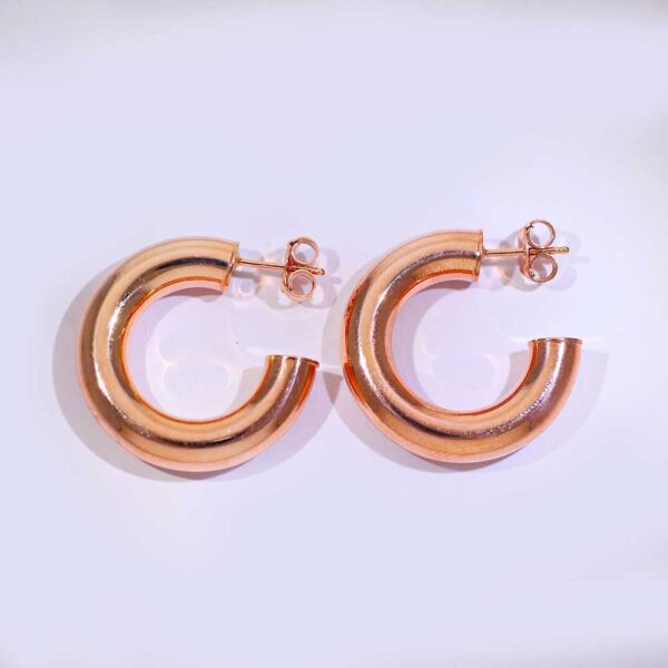 Rose Bold Hoops