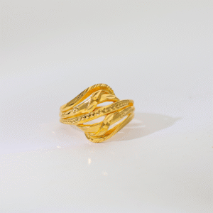 Golden Wave Ring