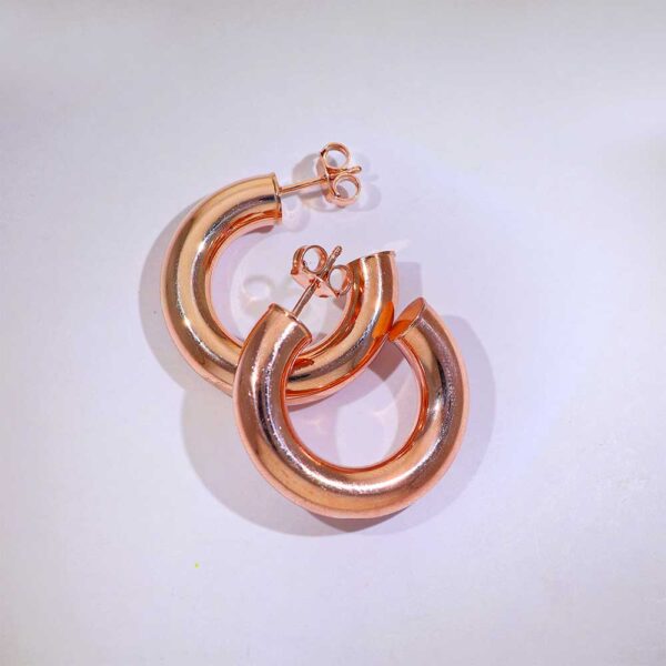 Rose Bold Hoops - Image 3