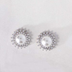 Starlight Crown Pearl Earrings