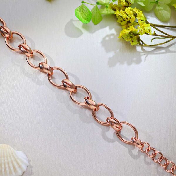 Rose Link Rosegold Bracelet - Image 5