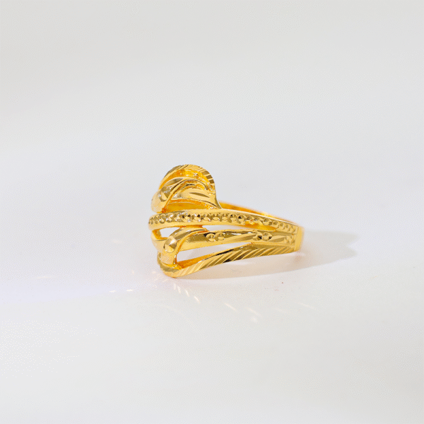 Golden Wave Ring - Image 3