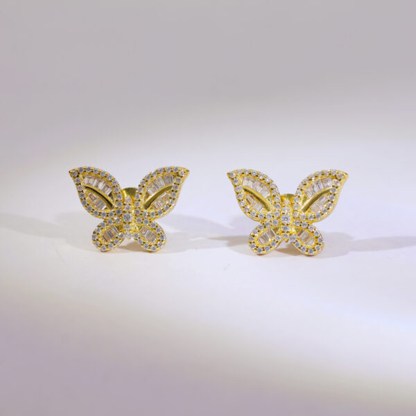 Glow Nest Rosegold Studs - Image 4