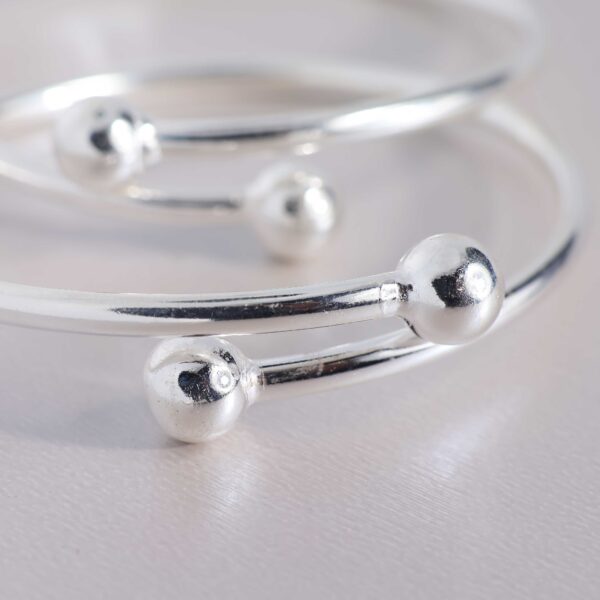 Silver Dot Bangles - Image 4