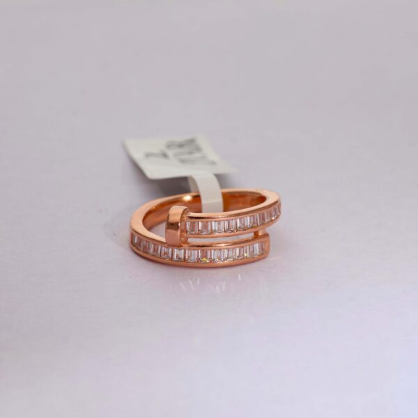 SparkDot Layers Rosegold Ring - Image 3