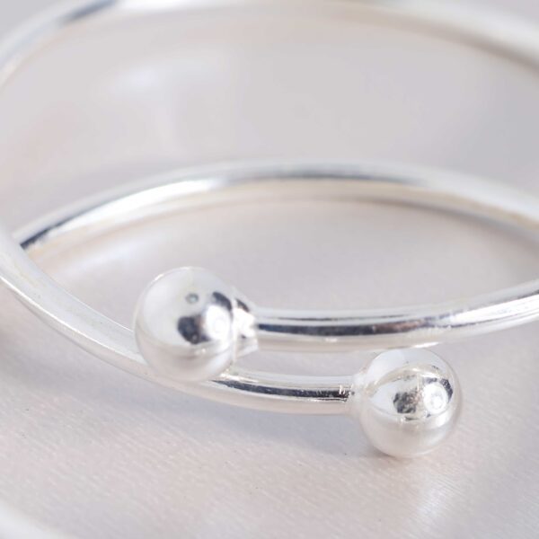 Silver Dot Bangles - Image 3