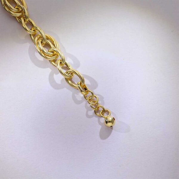 Classic Links Yellow Gold Bracelet - Image 3