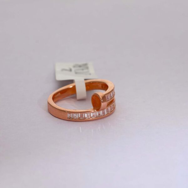 SparkDot Layers Rosegold Ring - Image 4