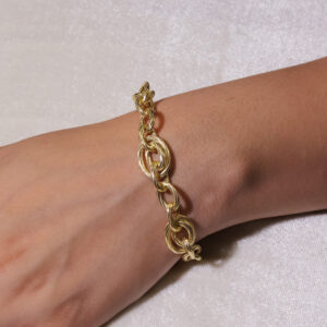 Classic Links Yellow Gold Bracelet