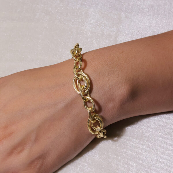 Classic Links Yellow Gold Bracelet