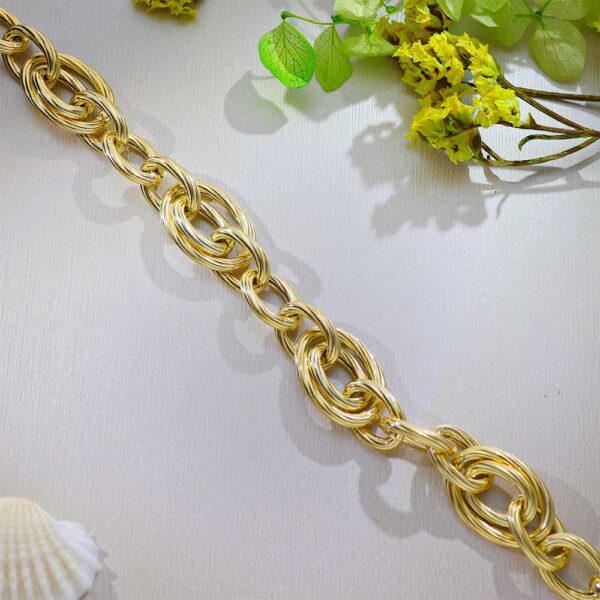 Classic Links Yellow Gold Bracelet - Image 6