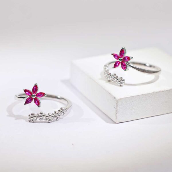 Pink Aura Toe Rings - Image 6