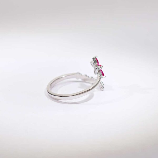 Pink Aura Toe Rings - Image 2
