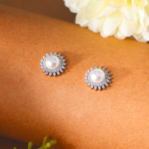 Starlight Crown Pearl Earrings