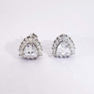 Teardrop Glow Diamond Studs