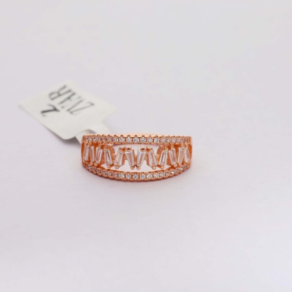 ShimmerSlide Rosegold Ring - Image 2