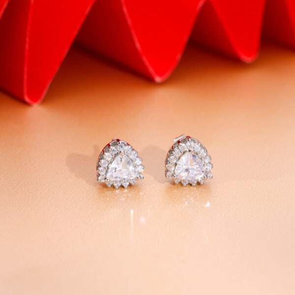 Teardrop Glow Diamond Studs - Image 6