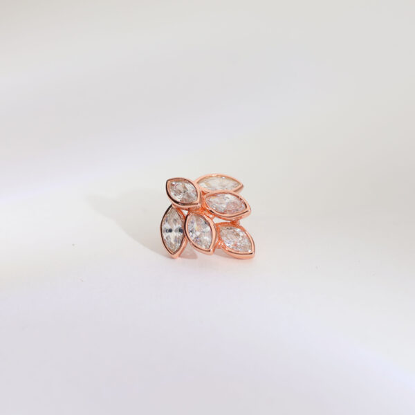 Gem Bloom Rosegold Studs - Image 4